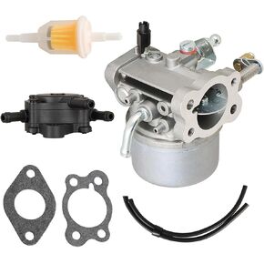 WFLNHB Carburetor with Fuel Pump and Filter Replacement for '91 / UP EZGo Golf Carts 295cc 4 Cycle Engines TXT Medalist Marathon Models Carb