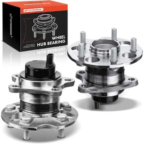 A-Premium 2 x Rear Wheel Bearing and Hub Assembly with ABS & 5-Lug Compatible with Toyota Highlander 2004-2007, Lexus RX330 2004-2006, RX350 2007-2009, RX400h 2006-2008, FWD