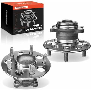 A-Premium 2 x Rear Wheel Bearing and Hub Assembly with 5-Lug Compatible with Honda Civic 2006-2008 (Hybrid), Civic 2009-2012 (Hybrid or Hybrid-L)