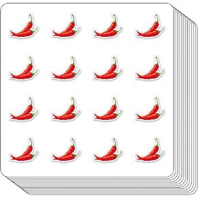 Chili Pepper Planner Stickers, 0.5in Scrapbooking Kids DIY Calendar Crafting Journals 208-Pack