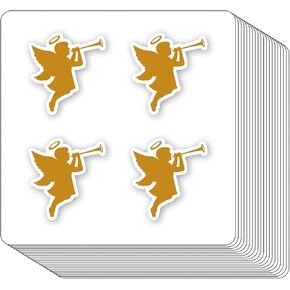 Angel Stickers 1in for Scrapbooking, Arts, Craft, Kids DIY, Calendars Journals 80-Pack