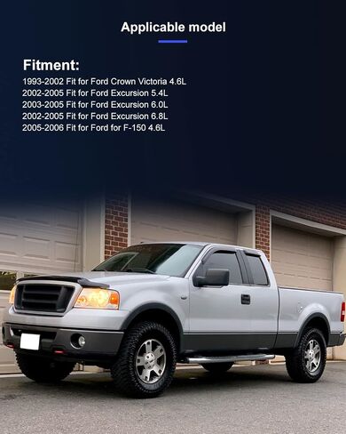 ECCPP ضاغط التيار المتردد مع القابض 1994-2007 مناسب لفورد F-150 لـ F-250 لـ F-350 لـ F450 لـ F550 لفورد موستانج لميركوري كوغار 4.6L 5.4L 6.8L تكييف وضاغط للهواء in Saudi Arabia