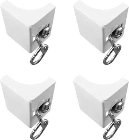 Curtain Glider Track Rail Runners Curtain Mute Wheel Rollers Heavy-Duty Curtain Tracks Pulley 20PCS,White… in Kuwait