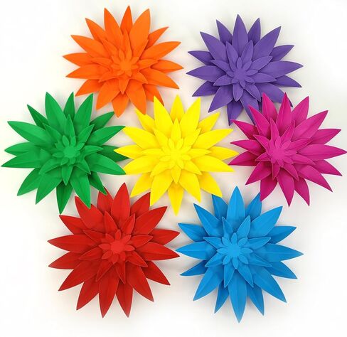 Mybbshower 3D Paper Flower for Wall Pack of 9 (Lilac & Pink) in Saudi Arabia