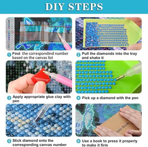 Flower Cat Diamond Painting Kits,5D Diamond Painting Kits for Adults,DIY Diamond Painting Diamond Art,Round Full Drill Diamond Art Kits gem art Crafts for Home Decor Gift-12x16in in Saudi Arabia