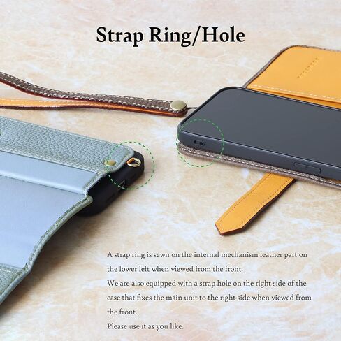 Hanatora] جراب iPhone12 ProMax Flip مع حامل بطاقة وغطاء هاتف من الجلد الأصلي، جراب أنيق عالي الجودة بدون مغناطيس للنساء والرجال، أزرق نيلي SPH-12ProMax-BlueIndigo in Kuwait