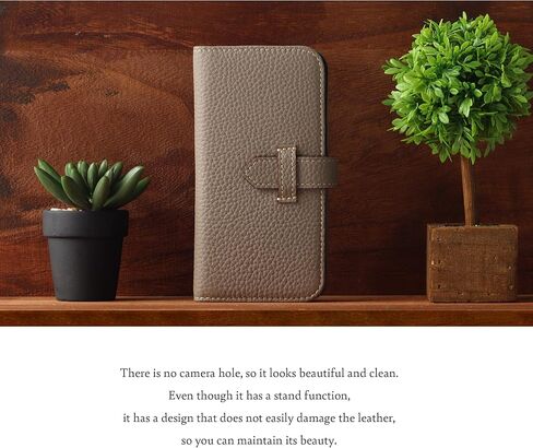 Hanatora] جراب iPhone12 ProMax Flip مع حامل بطاقة وغطاء هاتف من الجلد الأصلي، جراب أنيق عالي الجودة بدون مغناطيس للنساء والرجال، أزرق نيلي SPH-12ProMax-BlueIndigo in Kuwait