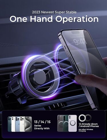 LISEN Magnetic Phone Holder for Car, Dark in Saudi Arabia