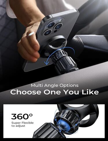 LISEN Magnetic Phone Holder for Car, Dark in Saudi Arabia