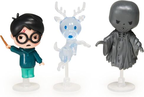 Wizarding World Harry Potter, Micro Magical Moments Year 3 Figure Set with Harry, Stag Patronus & Dementor, Display Case, Kids Toys for Ages 6+ in Saudi Arabia