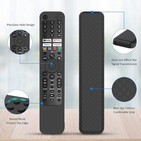 TX520U Remote Cover for Sony RMF-TX520U MG3-TX520U RMF-TX621E RMF-TX520P RMF-TX621P RMF-TX600U Remote Case Black Protective Silicone Skin in Saudi Arabia
