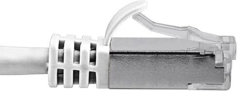 Buhbo 1 ft CAT7 Shielded RJ45 Ethernet Network Snagless Cable 10Gbps 600 MHz, Black in Saudi Arabia