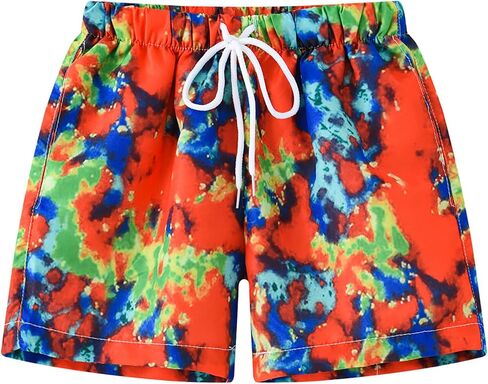 Boys Shorts Lightweight Quick Dry Athletic Short Print Fashion Beach Shorts Kids Boardshort 3-10Years in Saudi Arabia