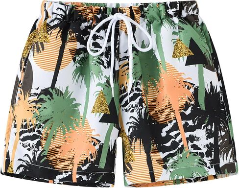 Boys Shorts Lightweight Quick Dry Athletic Short Print Fashion Beach Shorts Kids Boardshort 3-10Years in Saudi Arabia