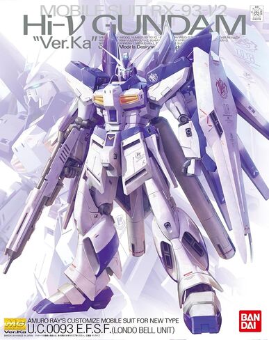 مجموعة نماذج Bandai Hobby MG 1/100 RX-93-2 Hi-Nu Gundam Ver.Ka "Char's Counterattack"، رقم الموديل: BAN192078 in Saudi Arabia