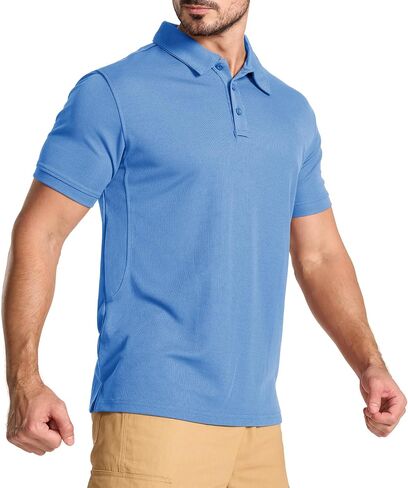 ZITY Mens Golf Shirts Tactical Sports Moisture-Wicking Tennis T-Shirt in Saudi Arabia