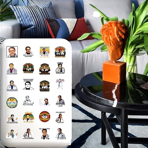 100Pcs Dr Now Stickers Vinyl Nutritional Sticker Humorous Self-Adhesive Decals to Healthy Diet Loss Weight Waterproof Memes Decals Accessories Gifts for Trunk Laptop Fridge Water Bottle in Saudi Arabia