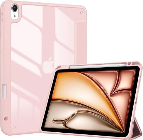 ProCase for iPad Air 11" 6th Generation 2024 M2 / Air 5th / 4th Generation Case with Pencil Holder, Smart Protective Cover for iPad Air 5 4 10.9 Inch -Pink in Saudi Arabia
