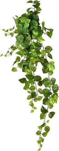 Vickerman Everyday 6' Artificial Pothos Hanging Bush - Faux Indoor Hanging Plant Bush - Greenery for Home Or Office Decor - Maintenance Free in Saudi Arabia