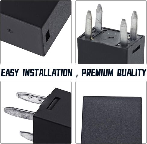 4Pcs 12088567 Relay 12VDC 20A Compatible with Buick Cadillac Chevrolet GMC Pontiac 4 Terminal MultiPurpose Relay Replace 15-8707 RY601 1R1056 36008 22867702 in Kuwait