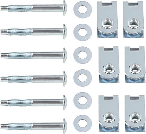 Truck Bed Mounting Bolt Nut Hardware Kit Compatible with 1997-2012 Ford F150,1997-2012 Ford Lobo Pickup, 2006-2008 Lincoln Mark LT Pickup Replaces # 924-313, W708605-S436 in Saudi Arabia