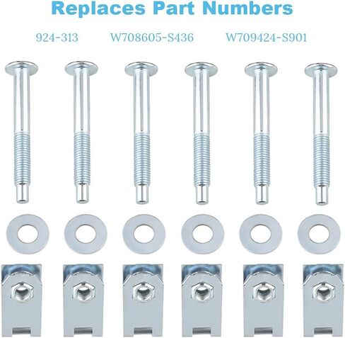 Truck Bed Mounting Bolt Nut Hardware Kit Compatible with 1997-2012 Ford F150,1997-2012 Ford Lobo Pickup, 2006-2008 Lincoln Mark LT Pickup Replaces # 924-313, W708605-S436 in Saudi Arabia