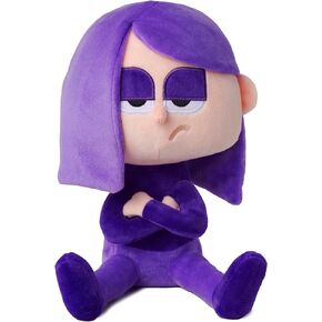 Duolingo Lily Plush - Officially Licensed - Premium Plushie, Purple, 10"