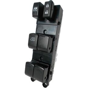 مفتاح النافذة الرئيسي من SWITCHDOCTOR لـ 2007-2008 Nissan Sentra، 2005-2015 Xterra، 2005-2019 Frontier (يلزم فحص الدبوس)