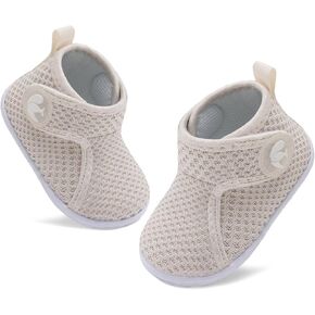 FEETCITY Baby Sock Shoes Infant High-Top Sneakers Baby First Walking Shoes Boys Girls Infant Crib Shoes Toddler Slip On Shoes