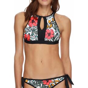 Women's Mercedes High Neck Wire-Free Bikini Top