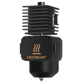 UniTak3D High Temp&Fast Speed Hotend 0.4mm Hardened Steel Nozzle+Chrome Plated Brass Heating Block with Silicone Sock Integrated Structure ONLY Compatible with Bambu Lab A1&A1 Mini 3D Printer