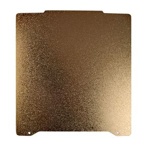 Prus Mini Parts Spring Steel Sheet Double Sided Textured PEI Powder Coated Build Plate for Prus Mini Headbed Surface, 7.7x7.4 inch/ 196.3x190mm Gold