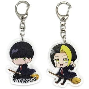 Inc. - Set Of 2 Mashle Magic & Muscles Acrylic Keychain Mash Burnedead, Finn Ames v1