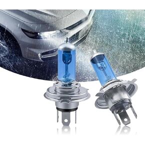 2 PCS HB3/9005 Automotive Halogen Bulb, P20D 12V 100W Fog Light Bulbs Lamp Holder Super Bright Bulb, Car Replacement Accessories, Compatible with for Most Cars, SUVs and Trucks (White)