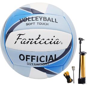 Volleyball Official Size 5 Volley Ball Soft Outdoor Indoor Beach Gym Game Ball for Teens Adult
