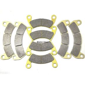 Master Chen Front Rear Brake Pads Brakes for Polaris RZR 1000 XP Turbo EPS S/S Velocity/DYNAMIX/LE/Fox 2016 2017 2018 2019 2020 2021 2206231 2205949 FA680 FA656 MC0485