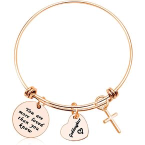 Goddaughter Gifts Goddaughter Baptism Gifts Jewelry Goddaughter Gifts from Godmother Godfather First Communion Gifts for Goddaughter Jewelry Birthday Gifts for Goddaughter Graduation Gift for Girls