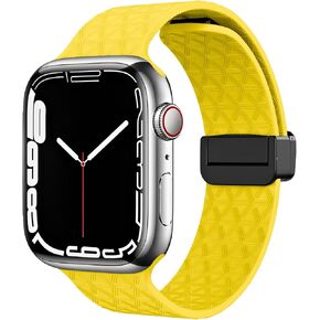 أحزمة رياضية على شكل حرف D متوافقة مع Apple Watch Band Ultra 2/Ultra SE Series 9/8/7/6/5/4/3/2/1 سوار iWatch من السيليكون 49 مم 45 مم 44 مم 42 مم 41 مم 40 مم 38 مم للنساء والرجال in Saudi Arabia