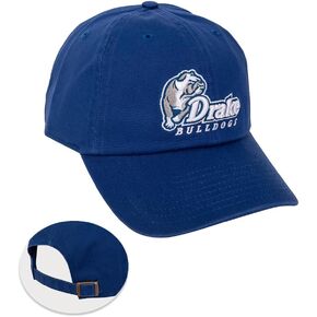 Desert Cactus Drake University Baseball Hat Bulldogs Brimmed Embroirderd Hats Cap Adjustable Cloth Strap Adult (Style A) Blue