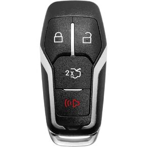 TOP-VIGOR Keyless Entry Remote Key Fob Replacement 315MHz Compatible with Ford Explorer Edge Mustang 2015 2016 2017, 4 Button ID49 Chip for M3N-A2C31243800 164R8109 164R8120
