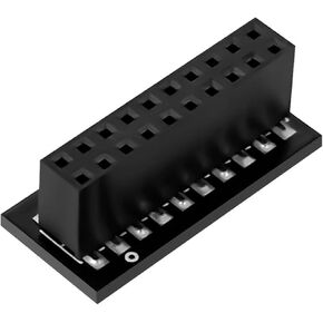 TPM 2.0 Module LPC Interface 20Pin(20pin-1) Security Module Motherboard Compatible with TPM2.0 Remote Card Encryption Security Board Electronic Component