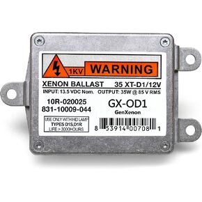 Replacement 831-10009-044 Xenon HID Ballast for Lincoln Town Car, Navigator, Chrysler 300M Headlight Control Unit Replaces 10R-020025, 35 XT-D1/12V, 6L7Y-13C170-A