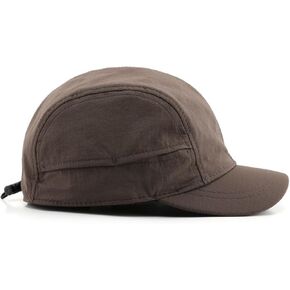 Short Brim Quick-Dry Lightweight Breathable Polyester Baseball Cap Adjustable Drawstring Dad Hat Outdoor Men Women