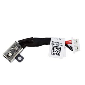 DC-in Power Jack Cable Socket Connector for Dell Inspiron 13 7352 (P57G) 13-7347 13-7348 13-7352 P57G 13-7000 Series Laptop 0JDX1R JDX1R Harness Plug Cable 7 Wires 8 Pins