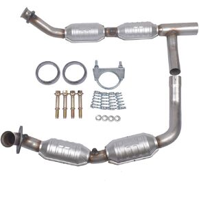 Y Pipe Catalytic Converter 50493 Replacement for Ford E-150 E-250 E-350 Super Duty 5.4L 2005-2008 AKWH