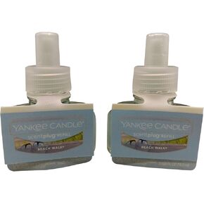 Yankee Candle Beach Walk Electric Home Fragrancer Refill Pack, Twin