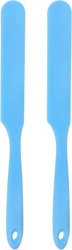 HARFINGTON 2Pcs Silicone Spatula Scraper 9.45" Reusable Non-Stick Flexible Spatulas for Epoxy Resin Liquid Paint Arts DIY Crafts, Black in Saudi Arabia