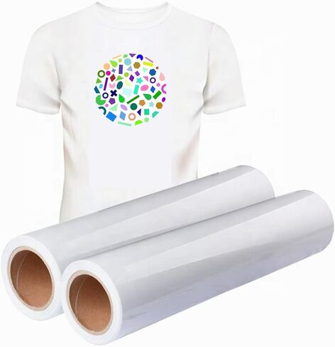 Premium A3 Plus (13 in x 164 ft) Direct to Film DTF Glitter Transfer Film PET Heat Transfer Roll PreTreat Cold Peel Sublimation (50m roll) in Saudi Arabia