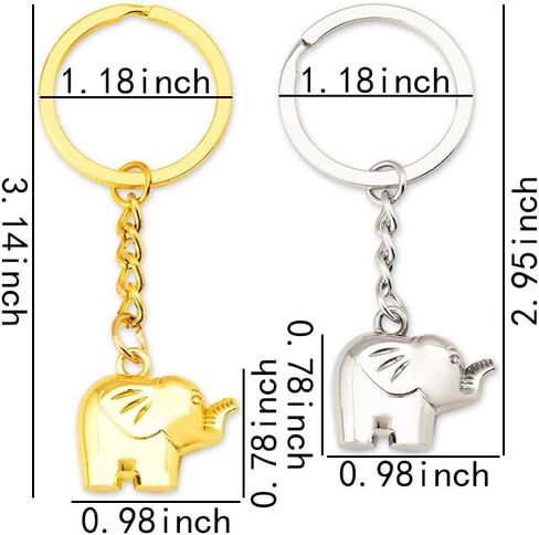 هدايا عيد ميلاد الزوجين له تقبيلها سلاسل المفاتيح الفيل لهدايا عيد الميلاد لصديقها صديقة الذكرى السنوية للزوج والزوجة هدايا عيد الحب in Kuwait