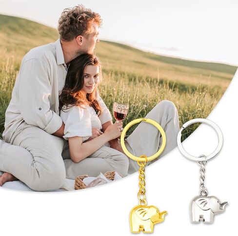 هدايا عيد ميلاد الزوجين له تقبيلها سلاسل المفاتيح الفيل لهدايا عيد الميلاد لصديقها صديقة الذكرى السنوية للزوج والزوجة هدايا عيد الحب in Kuwait